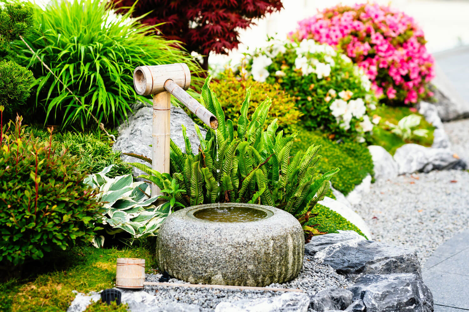 Gartenbrunnen und Wasserspiele